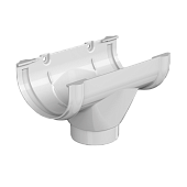  ТН ОПТИМА воронка желоба, белый (фото)