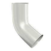 Колено сливное D100 (ПЛД-02-9010 Чистый белый-0.6) (фото)