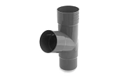 Тройник 90/90/90мм граф. (фото)