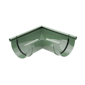 Угловой элемент внеш. 125мм зел. (фото)