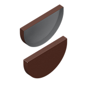 Заглушка желоба D185*150 ПЭ-01-ОН МП проект 8017 (фото)