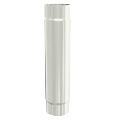 Труба соединительная D100 (1м) (ПЛД-02-9010-ОН) (фото)