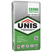 Штукатурка цементная универсальная UNIS Силин, 25 кг (фото)